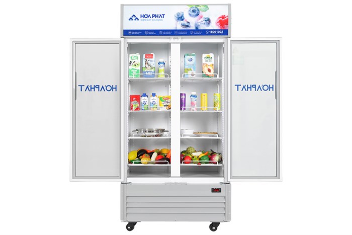 Tủ mát trưng bày Hòa Phát Inverter 526 lít HSR D8526